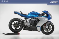 MV Agusta Superveloce Alpine 2022 zilver/blauw/zwart - Supersport