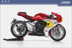 MV Agusta Superveloce Ago 2022 rood/zilver/geel - Supersport