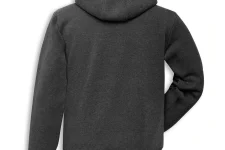 Anthracite grey hoodie logo sweatshirt x