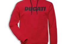 Red hooded logo sweatshirt xl