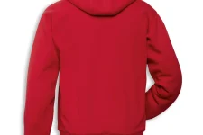 Red hooded logo sweatshirt xl