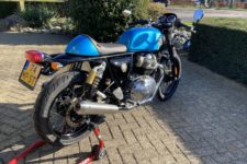 Single seat cowl, blue