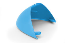 Single seat cowl, blue
