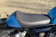 Single seat cowl, blue
