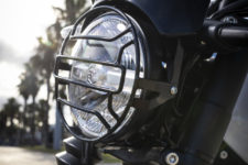 Black headlight grill
