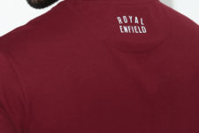 Brand patch t-shirt, burgundy, m