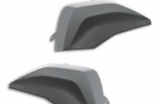 Cover for plastic side panniers - aviator grey
