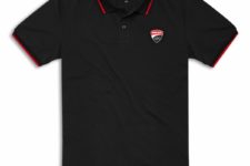 Dc logo black polo-shirt l