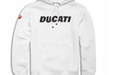 Ducatiana sweatshirt w/hood white l