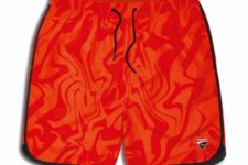 Swimsuit dc classic red l