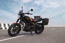 Black soft pannier rails