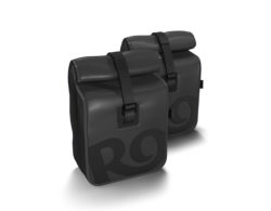Black soft pannier rails