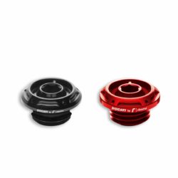 Oil filler cap duc by rizoma black 1409