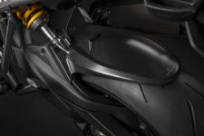 Carbon rear mudguard set v21n