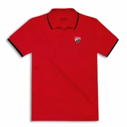 Dc logo red polo-shirt xl