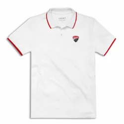 Dc logo white polo-shirt xxl